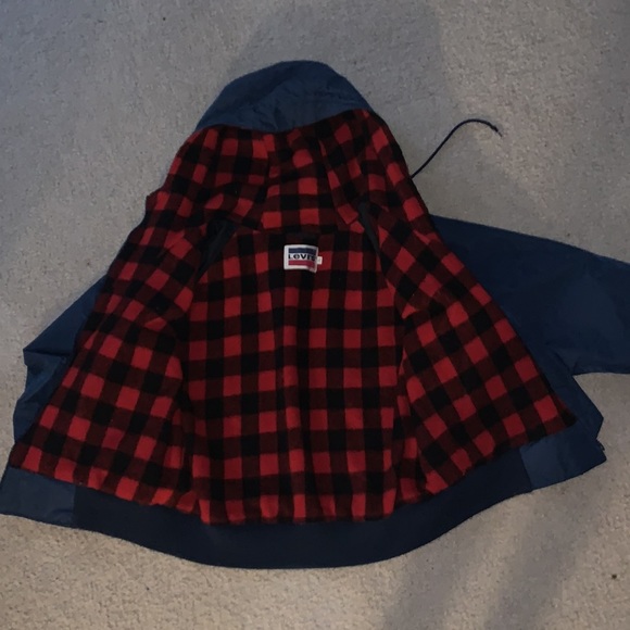 Fully wool lined pretty heavy but not too heavy Levi’s bomber jacket XL - Picture 6 of 7